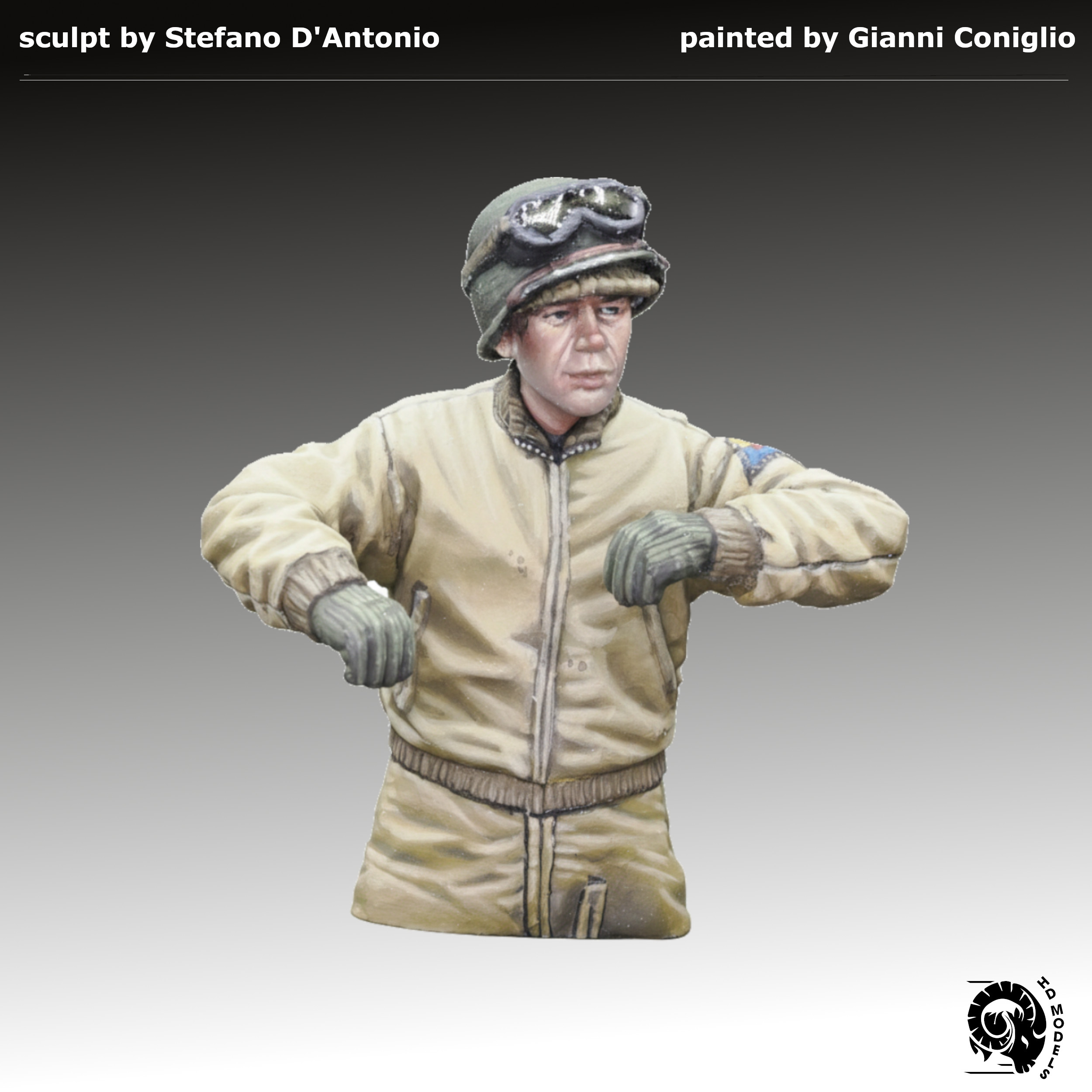 US Tank crew #4 - late winter gear
76mm turret with oval loader hatch