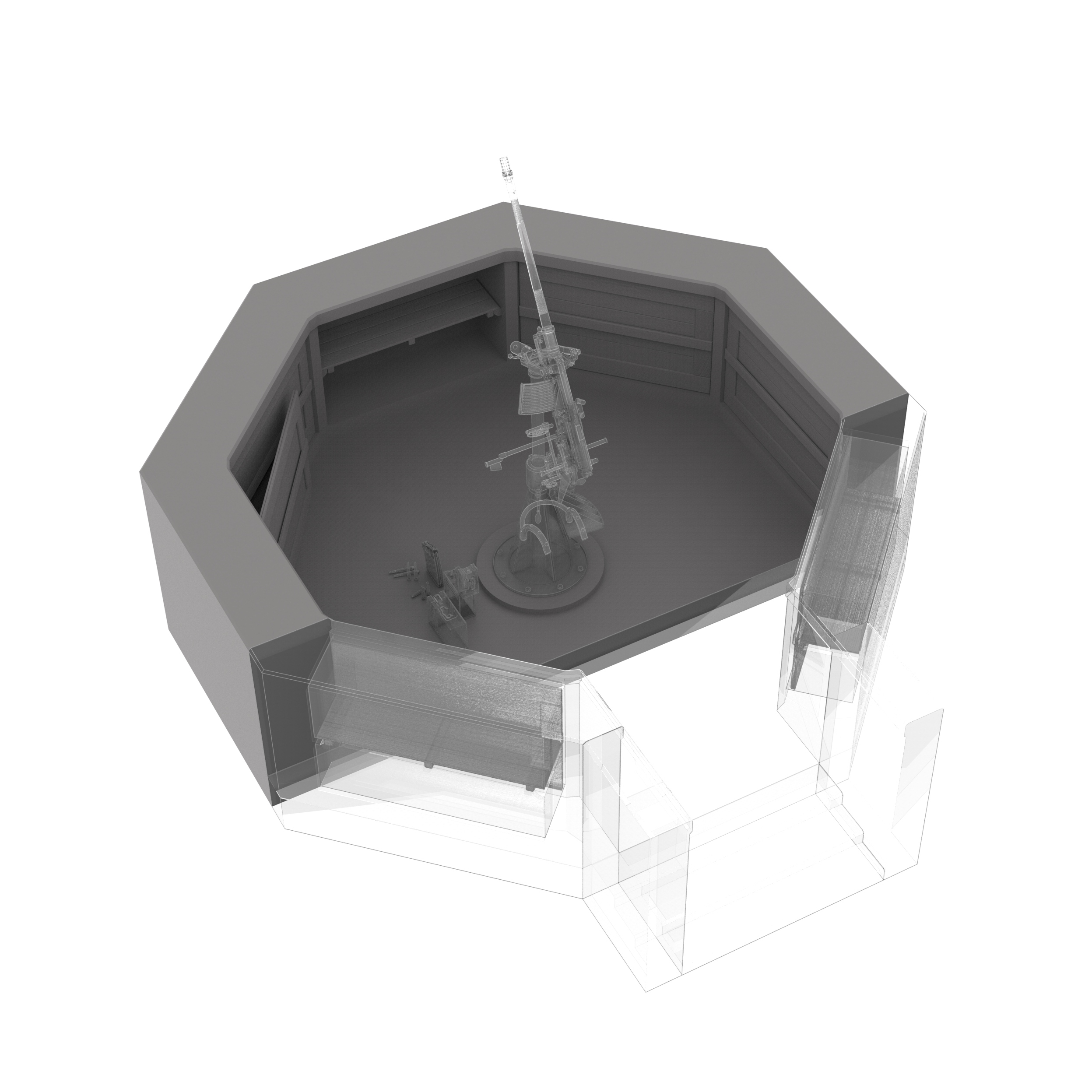 2 Cm Flak 30 pillbox #1