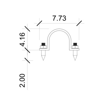 Pipe support Type A (5 pcs)
