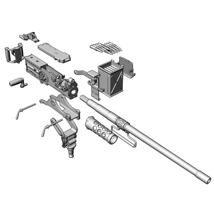 M2 WW2 type with early pintle