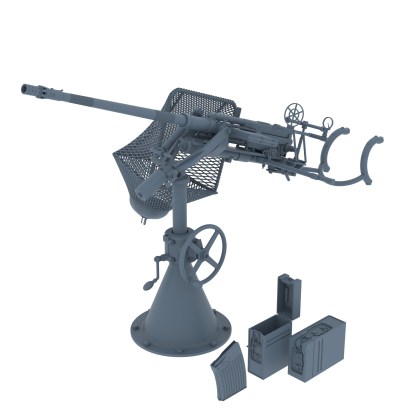 2 Cm Flak 30 Flugzeugabwehrkanone U-Boot version