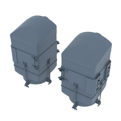 M3 Late/M4/M4A1 Vortox air filters Square type